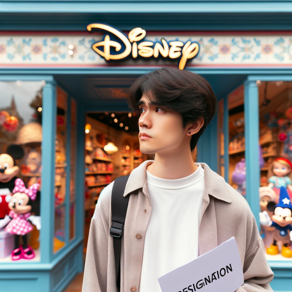I want to quit my part-time job at the Disney Store