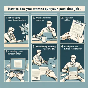 What to do when you want to quit your part-time job at ena