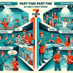Advantages and disadvantages of working part-time at 7-Eleven