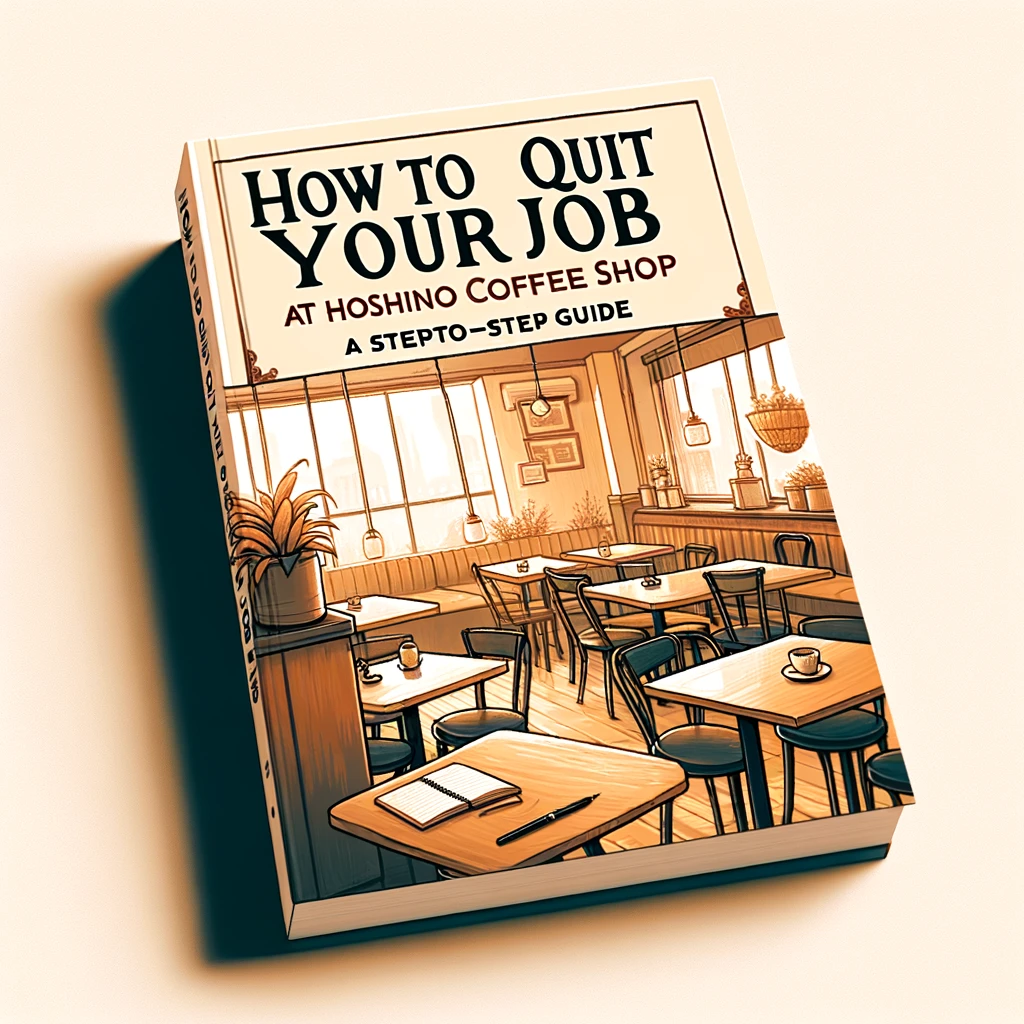 I want to quit my part-time job at Hoshino Coffee! How to quit for sure