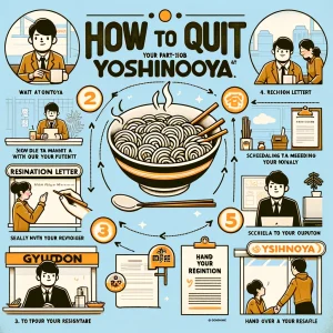How to quit your part-time job at Yoshinoya