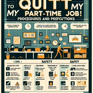 I want to quit my part-time job! Procedures and precautions