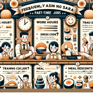 Frequently asked questions at Gin no Sarano Part-time job