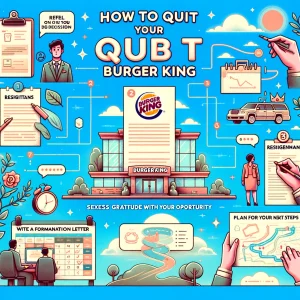 How to quit your part-time job at Burger King