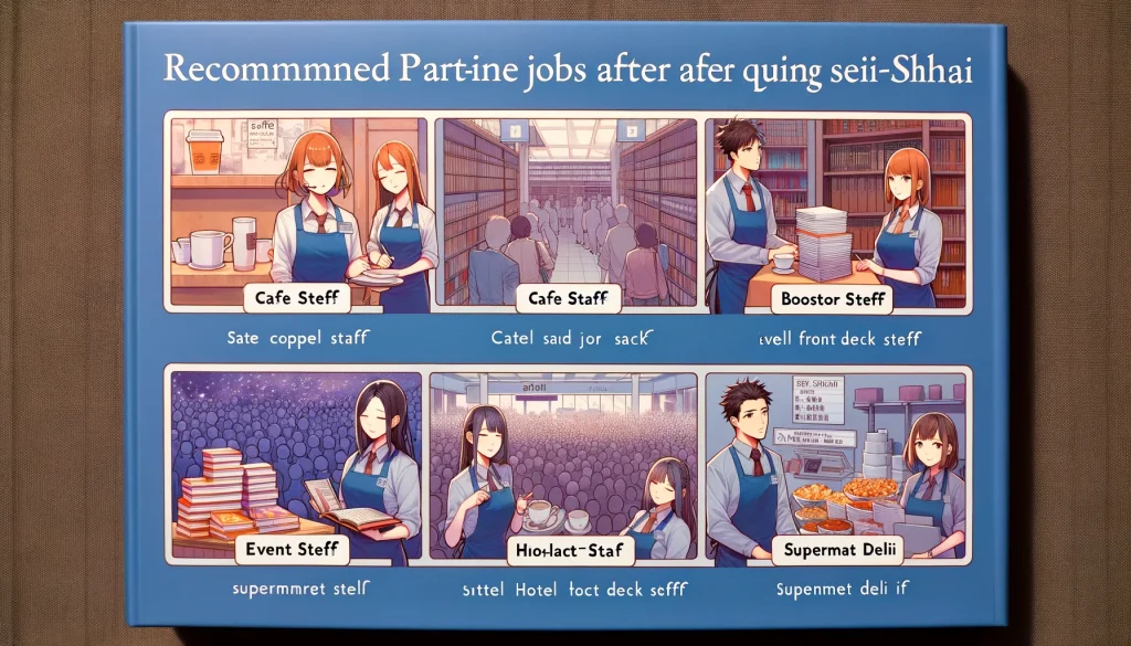 Recommended part-time jobs and how to find them after quitting Seijo Ishii
