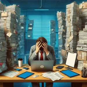 Signs that you are overwhelmed by too much work