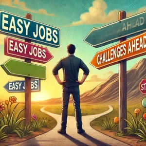 Stop doing easy jobs! The reason and truth
