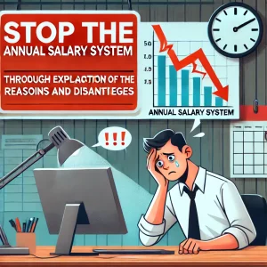 Stop the annual salary system! Thorough explanation of the reasons and disadvantages