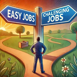 Summary of quitting easy jobs