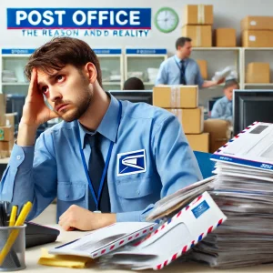 Stop working at the post office! The reason and reality