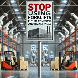 Stop using forklifts Future concerns and disadvantage