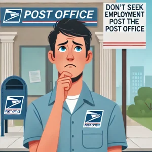 Summary Don't seek employment at the post office