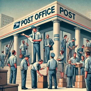 Summary of successive resignations at post office