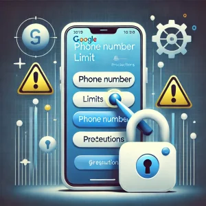 How to remove the phone number limit on your Google account and precautions