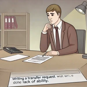 Request for transfer Points to note when requesting a transfer due to lack of ability