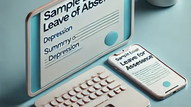 Sample email for leave of absence｜Summary of depression