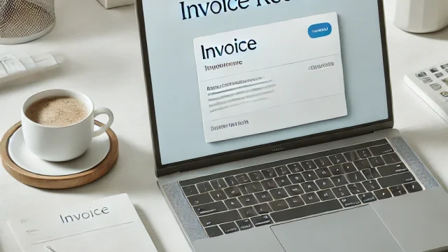 I received the invoice email example