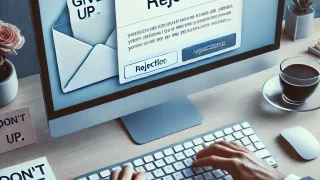 Rejection I can't give up Email example sentence