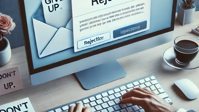 Rejection I can't give up Email example sentence