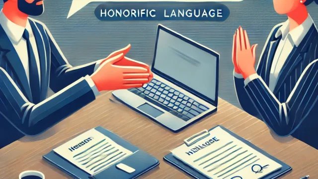 What's going on Honorific language