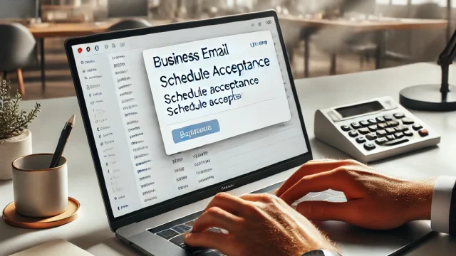 [Business email] Basics and examples of schedule acceptance replies