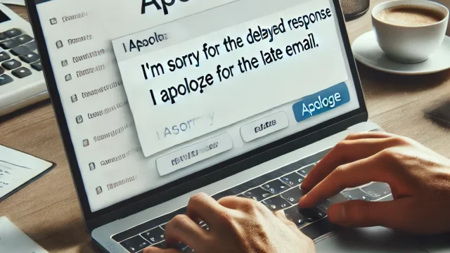 Example sentences for apologizing for late email｜Effective ways to apologize and example sentences