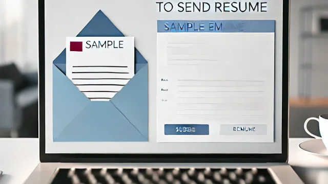 Sample email to send resume How to make sure to leave a lasting impression