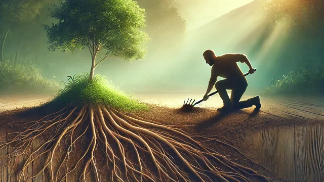 Digging deeper into the meaning of laying down the roots How to use it in everyday life