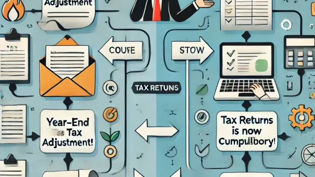 Due to the abolition of the year-end tax adjustment, tax returns are now compulsory! Procedure flow and points to note