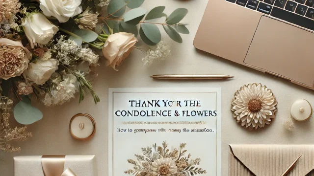 Thank you for the condolence message and flowers Examples of emails to the company How to write and example sentences depending on the situation