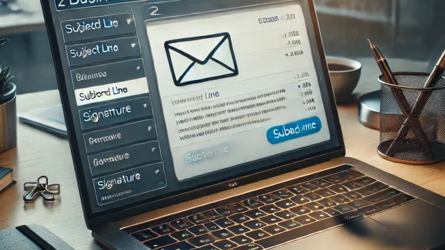 Writing out a business email for the second time Innovative subject lines and signatures