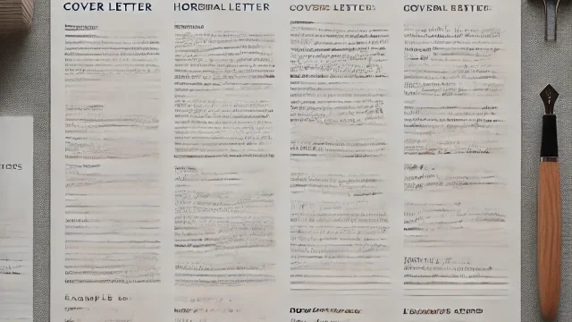 Handwritten cover letter Summary of horizontal writing examples