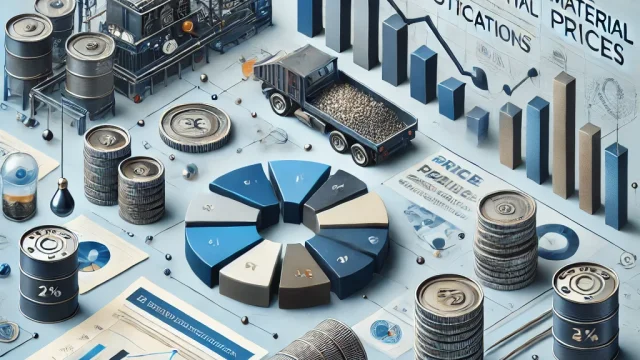 Rising raw material prices Summary of price increase notification examples