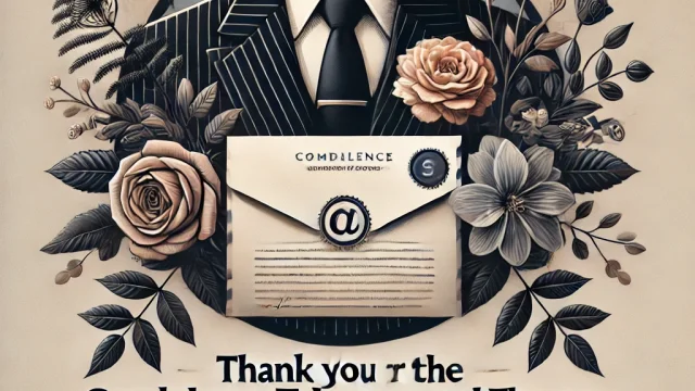 Thank you for the condolence telegram and flowers｜Summary of sample emails to company