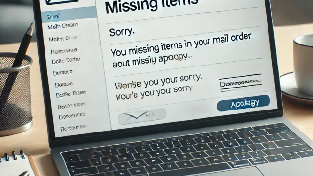 Example email when mail order products are not available｜Explaining appropriate response methods and specific examples