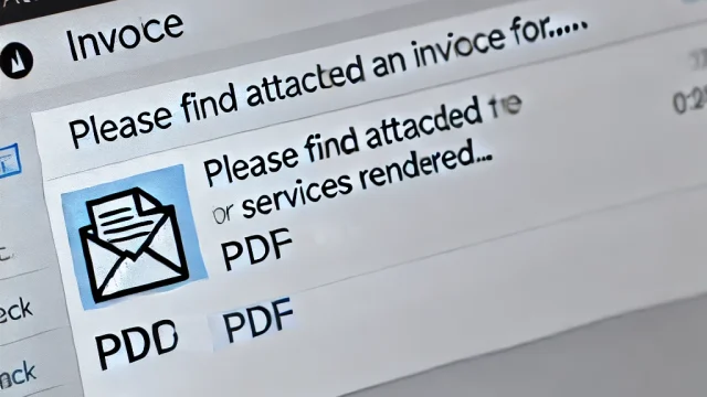 Example email to send an invoice as a PDF｜Introducing specific examples that can be used when sending