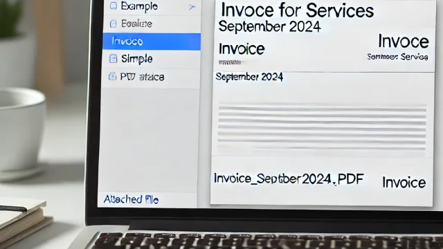 Example email to send an invoice as a PDF｜Introducing specific examples that can be used when sending