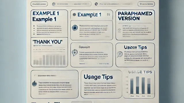 Summary of “Thank you” email examples