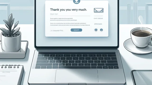 Thank you very much｜Correct use of business email