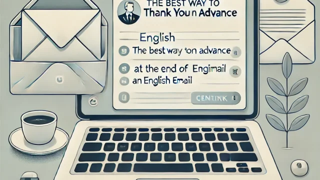 The best way to say Thank you in advance at the end of an English email