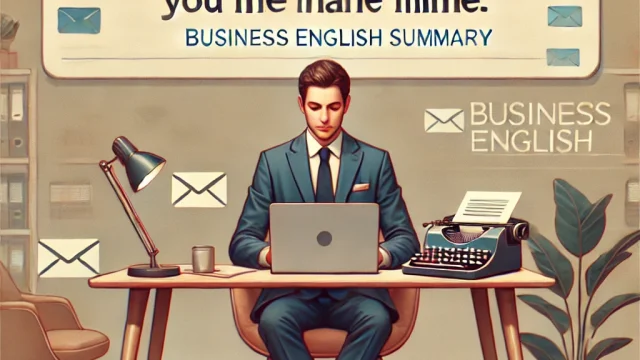 “I’m sorry for emailing you so many times” Business English Summary