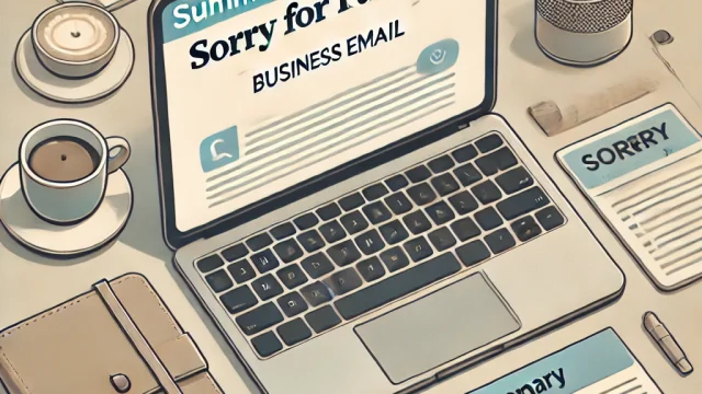 Summary Sorry for rushing you [Business email]