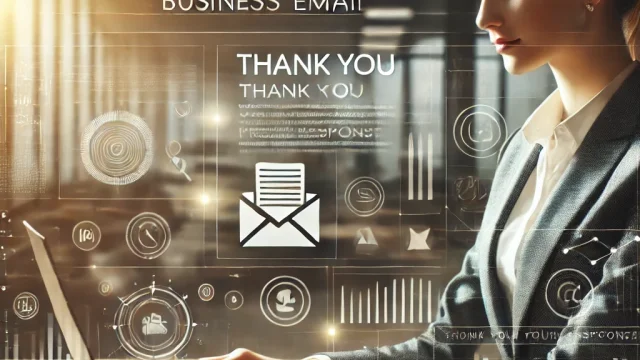 Summary Thank you for your prompt response Business email