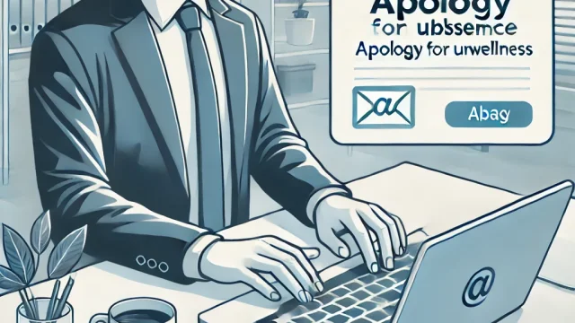 Apology for business emails [Unwell edition] Practical examples and points from outside the company