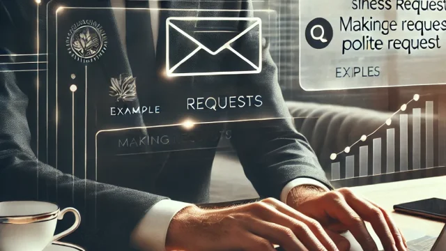 [Business emails] Useful points and examples for making requests