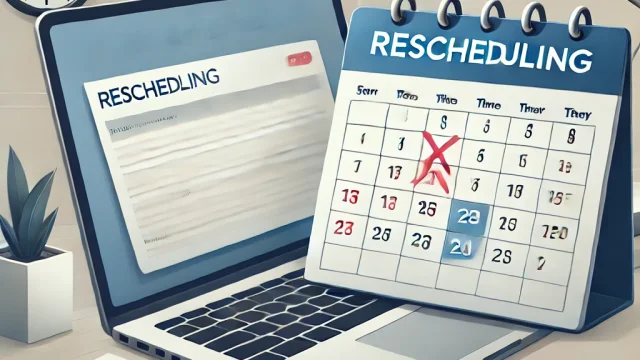 Rescheduling Basics and key points of business emails