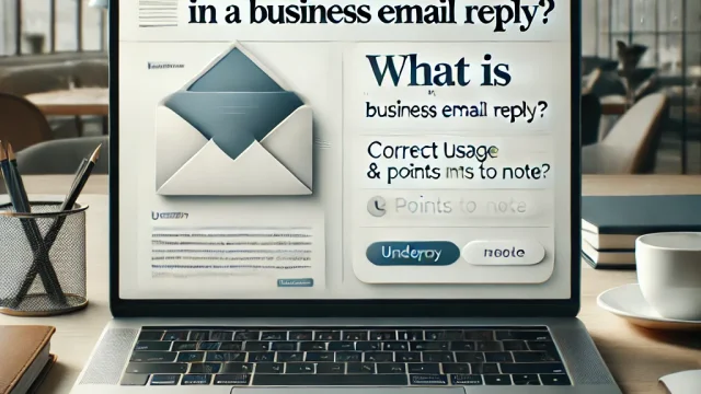 What is Understood in a business email reply Correct usage and points to note