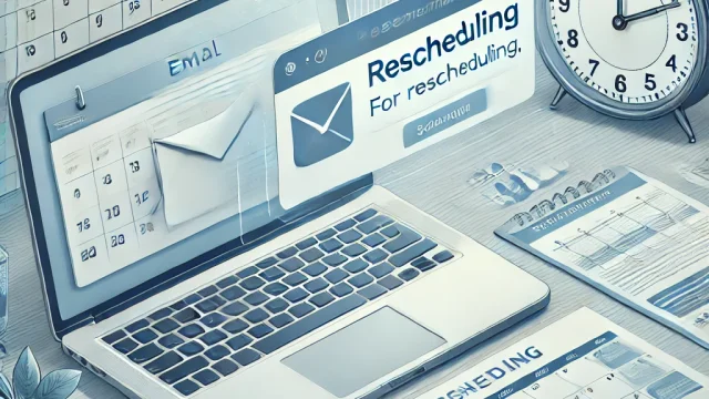 Tips for making rescheduled business emails more effective