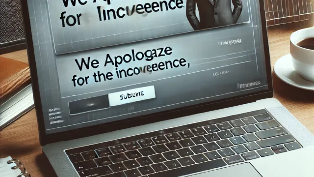 We apologize for the inconvenience. Paraphrased expressions for business emailsn