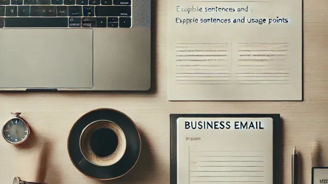 Business email thank you for agreeing to the schedule｜Example sentences and usage points